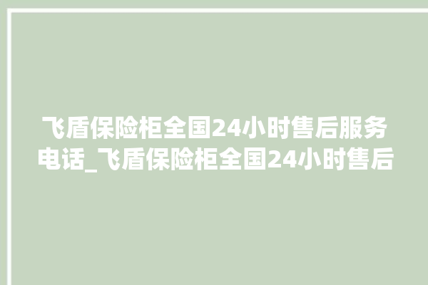 飞盾保险柜全国24小时售后服务电话_飞盾保险柜全国24小时售后服务电话是多少。保险柜_服务电话