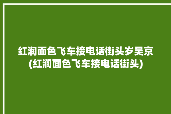 红润面色飞车接电话街头岁吴京(红润面色飞车接电话街头)