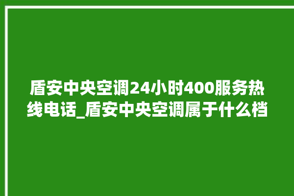 盾安中央空调24小时400服务热线电话_盾安中央空调属于什么档次 。中央空调