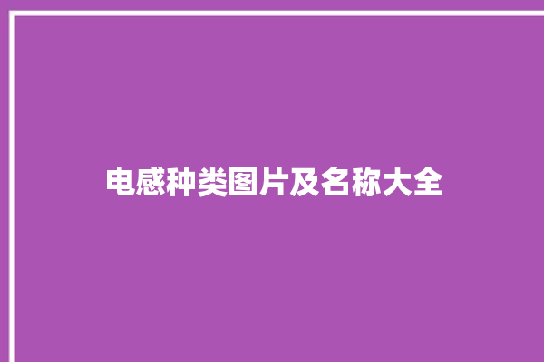 电感种类图片及名称大全