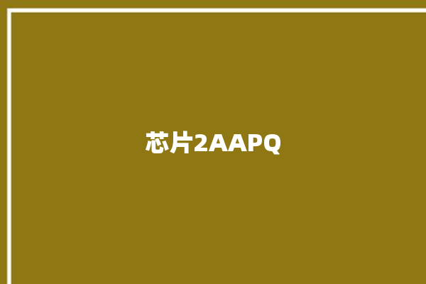 芯片2AAPQ