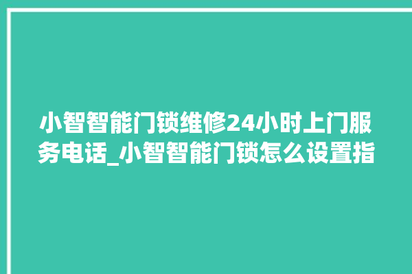 小智智能门锁维修24小时上门服务电话_小智智能门锁怎么设置指纹 。门锁