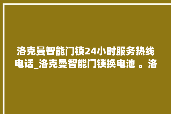 洛克曼智能门锁24小时服务热线电话_洛克曼智能门锁换电池 。洛克