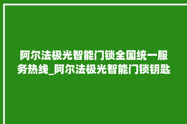 阿尔法极光智能门锁全国统一服务热线_阿尔法极光智能门锁钥匙盖怎么打开 。阿尔法