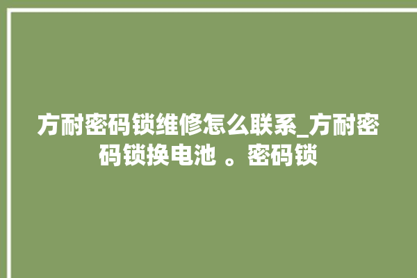 方耐密码锁维修怎么联系_方耐密码锁换电池 。密码锁