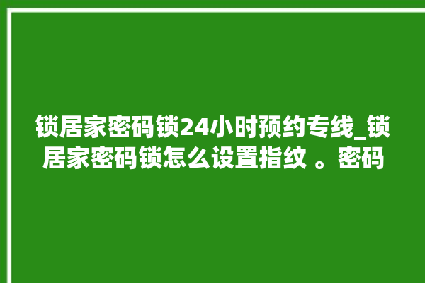 锁居家密码锁24小时预约专线_锁居家密码锁怎么设置指纹 。密码锁