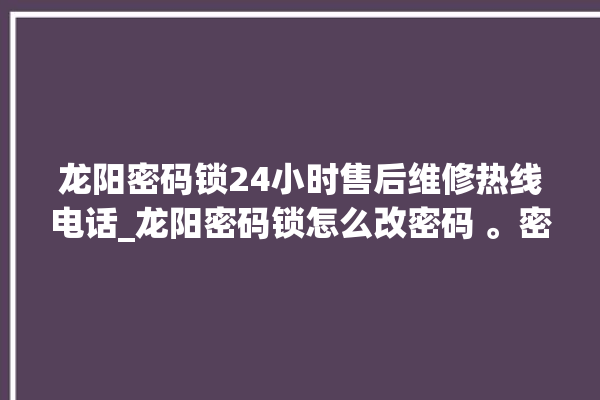 龙阳密码锁24小时售后维修热线电话_龙阳密码锁怎么改密码 。密码锁