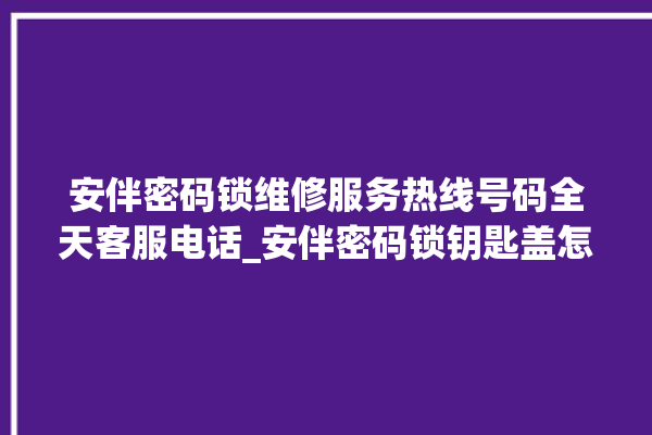 安伴密码锁维修服务热线号码全天客服电话_安伴密码锁钥匙盖怎么打开 。密码锁