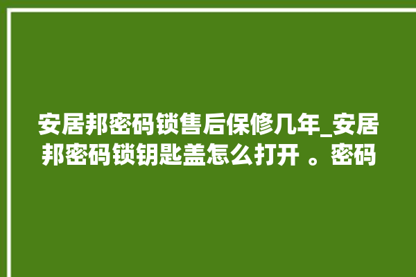 安居邦密码锁售后保修几年_安居邦密码锁钥匙盖怎么打开 。密码锁