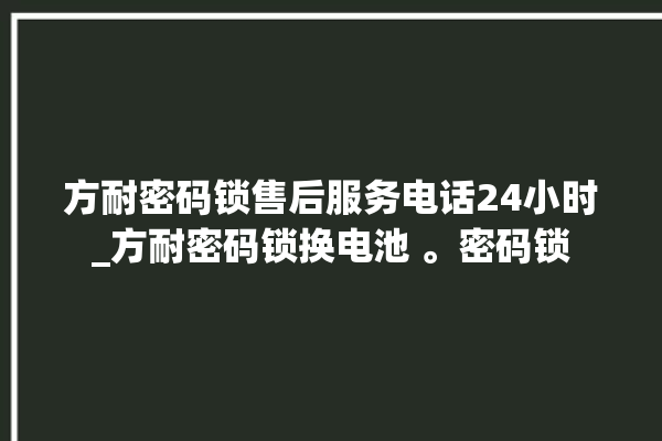 方耐密码锁售后服务电话24小时_方耐密码锁换电池 。密码锁