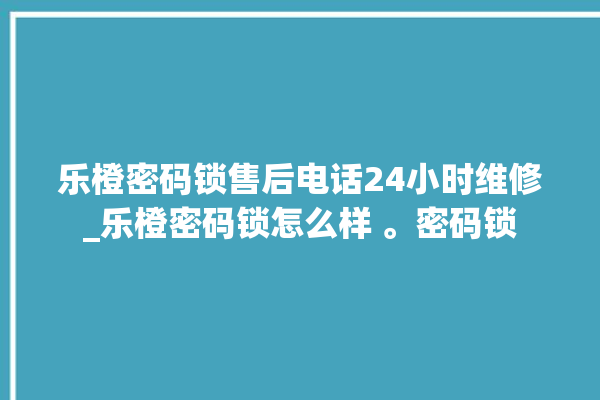 乐橙密码锁售后电话24小时维修_乐橙密码锁怎么样 。密码锁