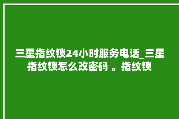 三星指纹锁24小时服务电话_三星指纹锁怎么改密码 。指纹锁