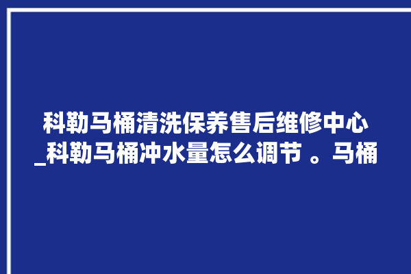 科勒马桶清洗保养售后维修中心_科勒马桶冲水量怎么调节 。马桶