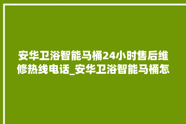 安华卫浴智能马桶24小时售后维修热线电话_安华卫浴智能马桶怎么拆卸 。马桶