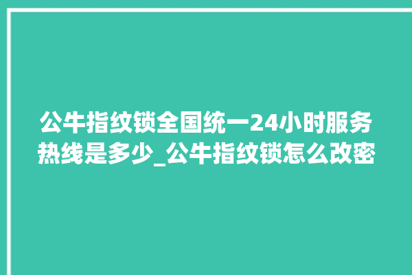 公牛指纹锁全国统一24小时服务热线是多少_公牛指纹锁怎么改密码 。公牛