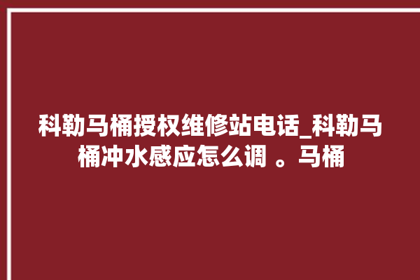 科勒马桶授权维修站电话_科勒马桶冲水感应怎么调 。马桶