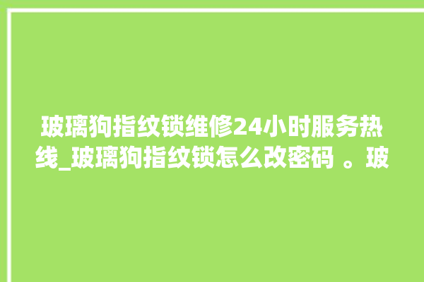 玻璃狗指纹锁维修24小时服务热线_玻璃狗指纹锁怎么改密码 。玻璃