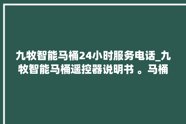 九牧智能马桶24小时服务电话_九牧智能马桶遥控器说明书 。马桶