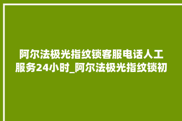 阿尔法极光指纹锁客服电话人工服务24小时_阿尔法极光指纹锁初始管理员密码忘了 。阿尔法