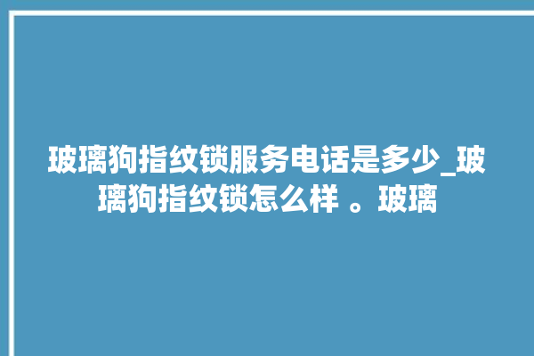 玻璃狗指纹锁服务电话是多少_玻璃狗指纹锁怎么样 。玻璃