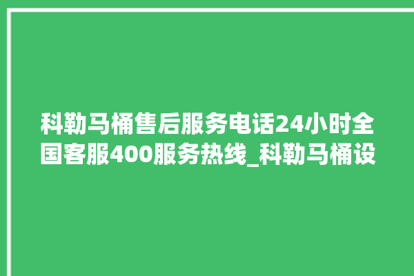 科勒马桶售后服务电话24小时全国客服400服务热线_科勒马桶设置自动冲水 。马桶