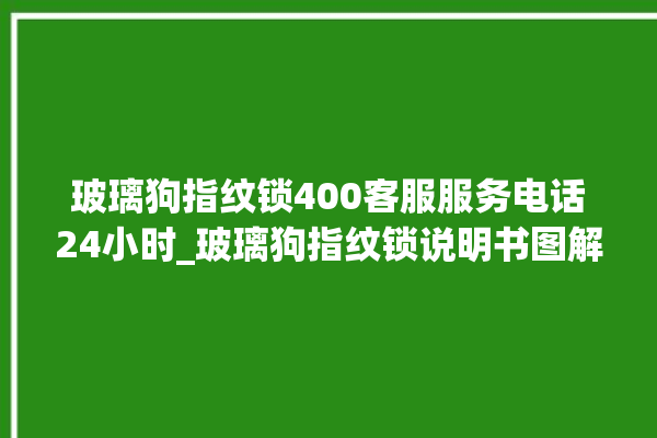 玻璃狗指纹锁400客服服务电话24小时_玻璃狗指纹锁说明书图解 。玻璃