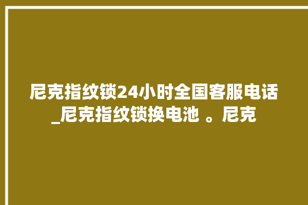 尼克指纹锁24小时全国客服电话_尼克指纹锁换电池 。尼克