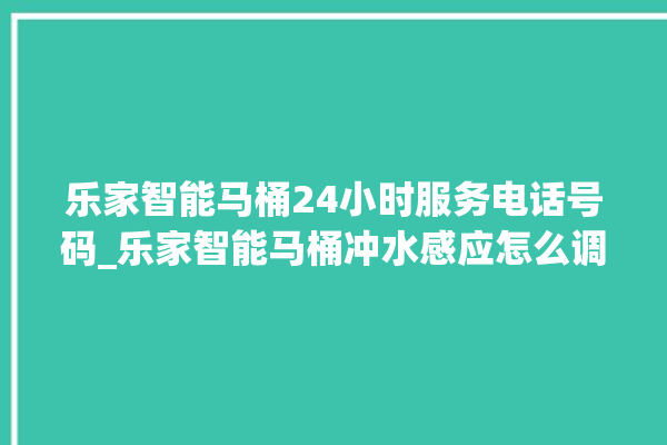 乐家智能马桶24小时服务电话号码_乐家智能马桶冲水感应怎么调 。马桶