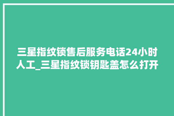 三星指纹锁售后服务电话24小时人工_三星指纹锁钥匙盖怎么打开 。指纹锁