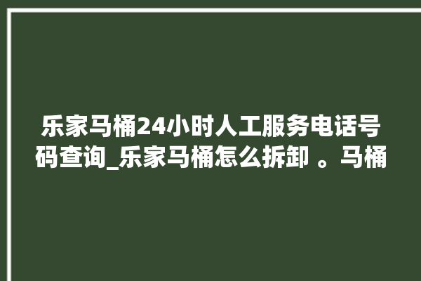 乐家马桶24小时人工服务电话号码查询_乐家马桶怎么拆卸 。马桶