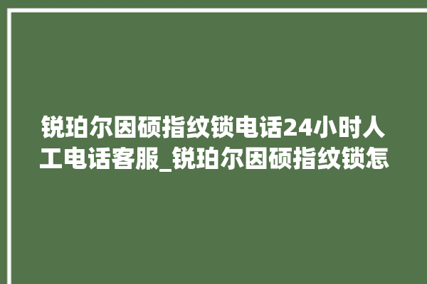 锐珀尔因硕指纹锁电话24小时人工电话客服_锐珀尔因硕指纹锁怎么改密码 。电话