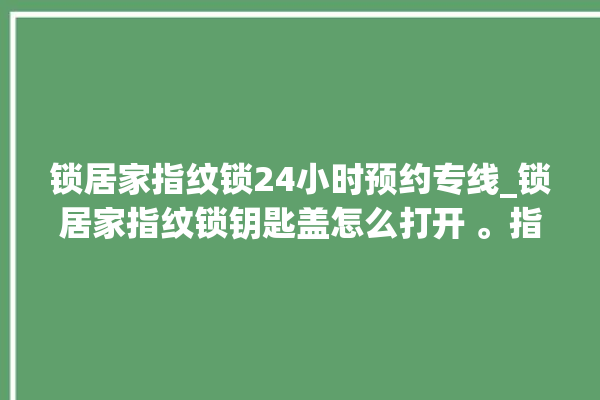 锁居家指纹锁24小时预约专线_锁居家指纹锁钥匙盖怎么打开 。指纹锁