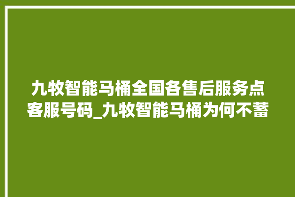 九牧智能马桶全国各售后服务点客服号码_九牧智能马桶为何不蓄水 。马桶