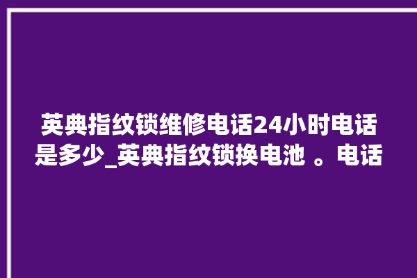 英典指纹锁维修电话24小时电话是多少_英典指纹锁换电池 。电话