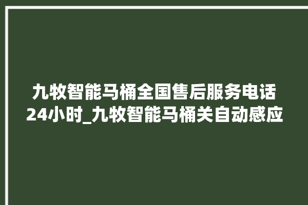 九牧智能马桶全国售后服务电话24小时_九牧智能马桶关自动感应 。马桶