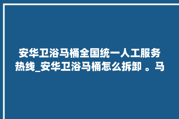 安华卫浴马桶全国统一人工服务热线_安华卫浴马桶怎么拆卸 。马桶