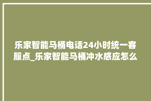 乐家智能马桶电话24小时统一客服点_乐家智能马桶冲水感应怎么调 。马桶