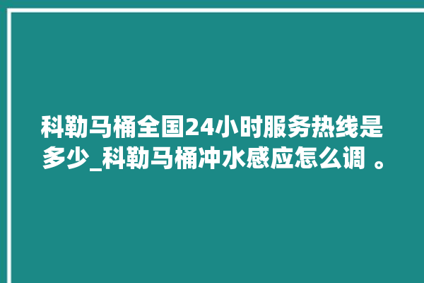 科勒马桶全国24小时服务热线是多少_科勒马桶冲水感应怎么调 。马桶