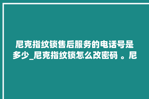 尼克指纹锁售后服务的电话号是多少_尼克指纹锁怎么改密码 。尼克