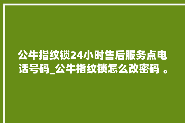 公牛指纹锁24小时售后服务点电话号码_公牛指纹锁怎么改密码 。公牛