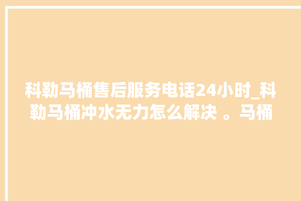 科勒马桶售后服务电话24小时_科勒马桶冲水无力怎么解决 。马桶