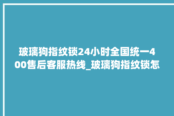 玻璃狗指纹锁24小时全国统一400售后客服热线_玻璃狗指纹锁怎么样 。玻璃