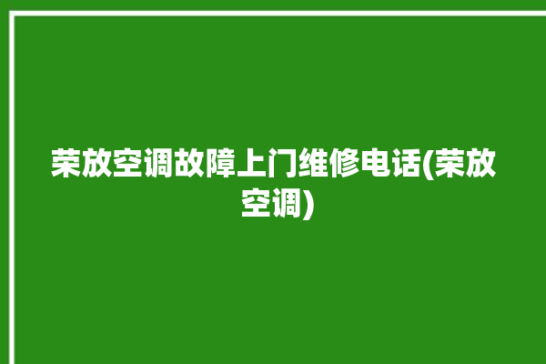 荣放空调故障上门维修电话(荣放 空调)