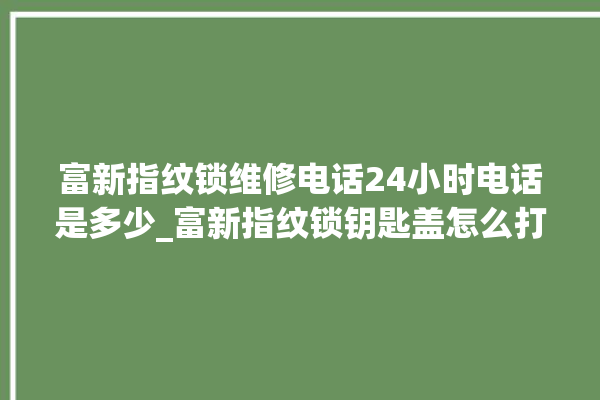 富新指纹锁维修电话24小时电话是多少_富新指纹锁钥匙盖怎么打开 。电话