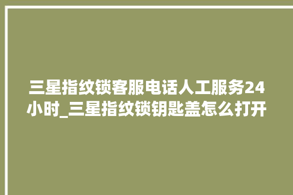 三星指纹锁客服电话人工服务24小时_三星指纹锁钥匙盖怎么打开 。指纹锁