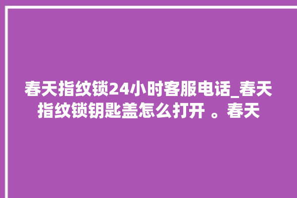 春天指纹锁24小时客服电话_春天指纹锁钥匙盖怎么打开 。春天