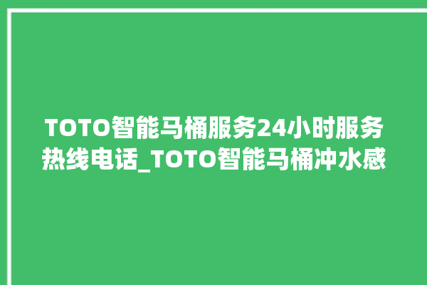 TOTO智能马桶服务24小时服务热线电话_TOTO智能马桶冲水感应怎么调 。马桶