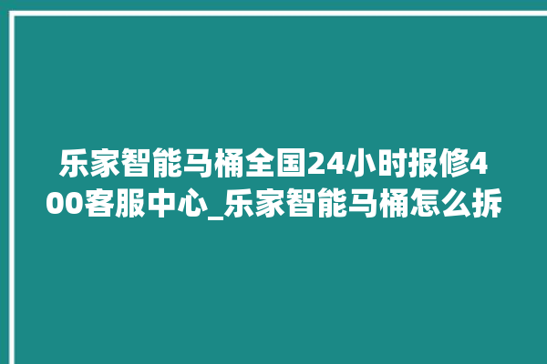 乐家智能马桶全国24小时报修400客服中心_乐家智能马桶怎么拆卸 。马桶