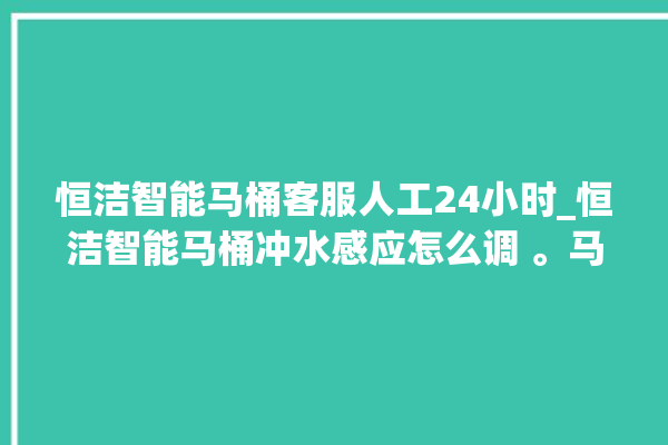 恒洁智能马桶客服人工24小时_恒洁智能马桶冲水感应怎么调 。马桶