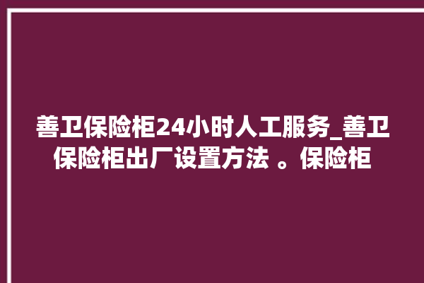 善卫保险柜24小时人工服务_善卫保险柜出厂设置方法 。保险柜